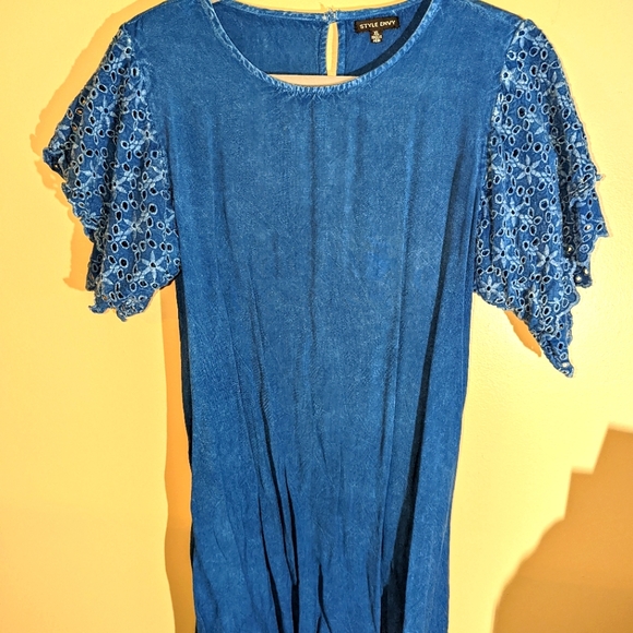 Women's Denim XL Style Envy blouse - Picture 1 of 2